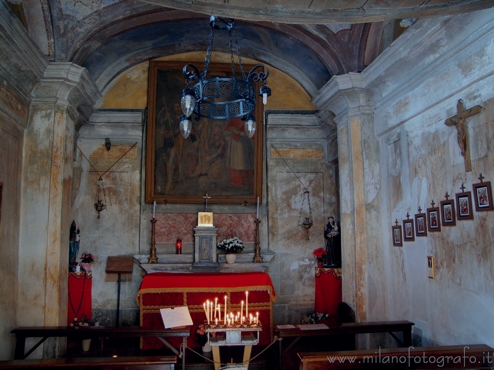 Biella - Interno dell'Oratorio di San Rocco